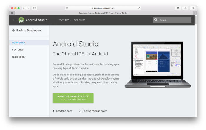 where is android sdk installed on mac